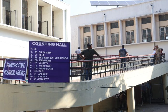 Counting Of Votes Begin In Jammu, Udhampur LS Seats Amid Three-Tier Security Counting Of Votes Begin In Jammu, Udhampur LS Seats Amid Three-Tier Security