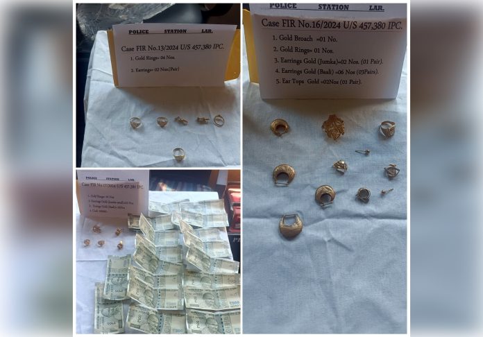 Thieves Gang Busted, Stolen Property Recovered In J&K's Ganderbal Thieves Gang Busted, Stolen Property Recovered In J&K's Ganderbal