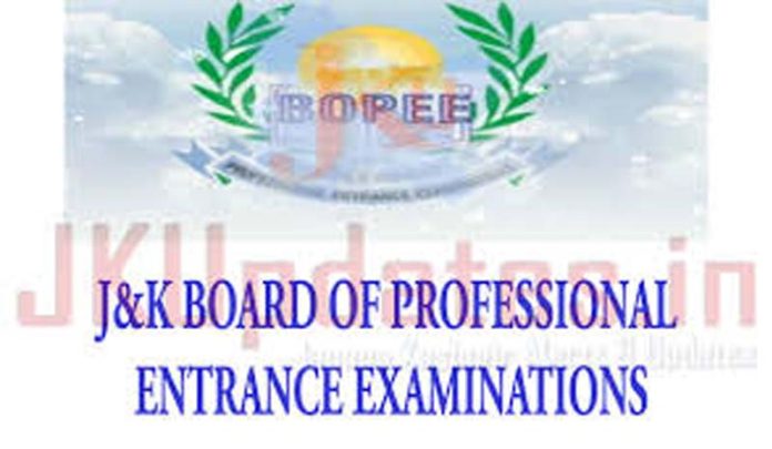 Jammu and Kashmir Board of Professional Entrance Examinations