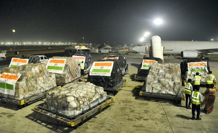 India sends aid to Papua New Guinea