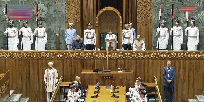 President's address to the joint sitting of Parliament