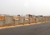 Blind walls being raised for flyover at Kunjwani - Excelsior/Rakesh