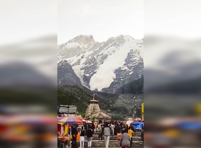 Massive Avalanche Hits Gandhi Sarovar Near Kedarnath Dham; No Casualty