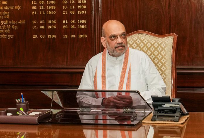 Amit Shah taking charge of Home Ministry for second time on Tuesday. Amit Shah taking charge of Home Ministry for second time on Tuesday.