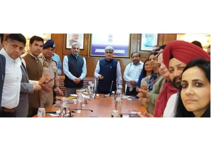 Chief Secretary Atal Dulloo launching competitions on MyGov portal on Friday. Chief Secretary Atal Dulloo launching competitions on MyGov portal on Friday.