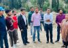 Secretary RDD & PR Dr Shahid Iqbal Choudhary during visit to Baltal base camp.