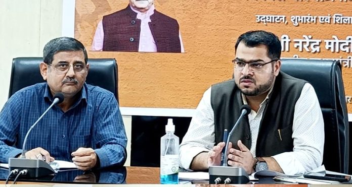 Deputy Commissioner Poonch chairing a meeting.