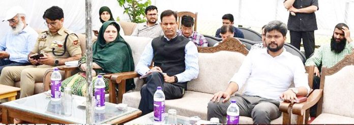 Principal Secretary PDD during a public outreach programme on Tuesday. Principal Secretary PDD during a public outreach programme on Tuesday.