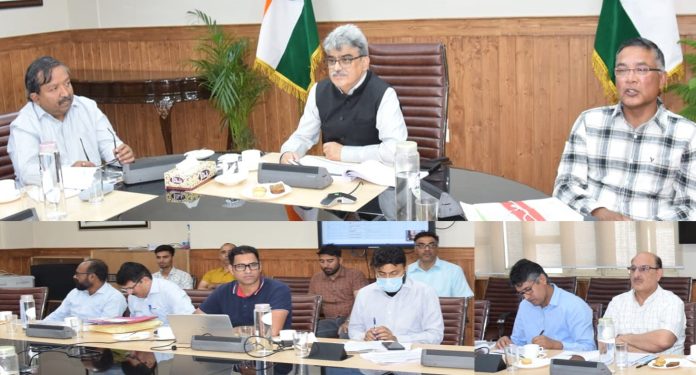 CS Atal Dulloo Takes Stock Of Progress Made On Construction Of Highways Across J&K CS Atal Dulloo Takes Stock Of Progress Made On Construction Of Highways Across J&K