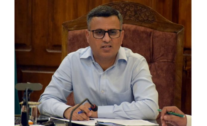 DC Bandipora reviews progress of Semi Ring Road Phase II & allied issues