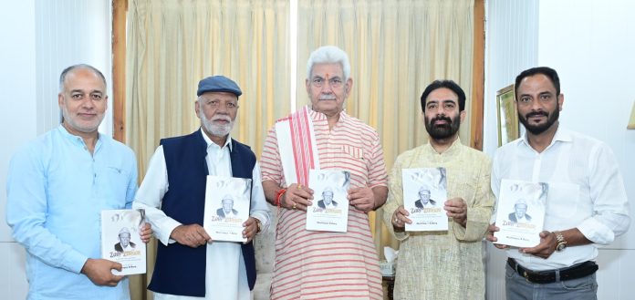 LG Manoj Sinha Releases Mushtaque Barq’s Books “Zarf Zargar” & “Exploring Vimal's Rahi” LG Manoj Sinha Releases Mushtaque Barq’s Books “Zarf Zargar” & “Exploring Vimal's Rahi”