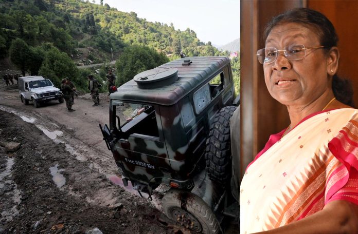 Attack On Army Convoy In J&K Deserves Firm Counter-Measures: President Murmu Attack On Army Convoy In J&K Deserves Firm Counter-Measures: President Murmu
