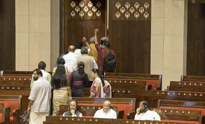 Opposition Stages Walkout During PM's Reply In RS, Chairman Dhankhar Says They Challenged Constitution Opposition Stages Walkout During PM's Reply In RS, Chairman Dhankhar Says They Challenged Constitution