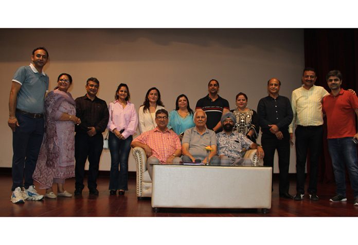 The newly elected executive members of the Jammu Club along with the Returning Officers. -Excelsior/Rakesh The newly elected executive members of the Jammu Club along with the Returning Officers. -Excelsior/Rakesh