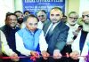 Justice Tashi Rabstan inaugurating LLC at Srinagar on Saturday.