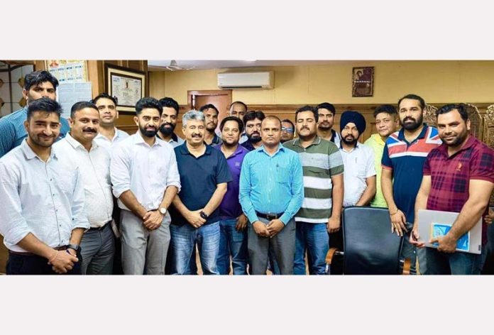 Officers of I&C Department posing for a photograph during quality checking session on Monday. Officers of I&C Department posing for a photograph during quality checking session on Monday.
