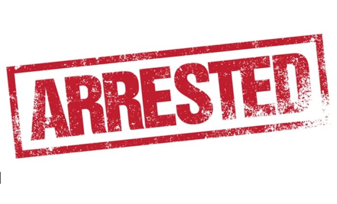 arrested