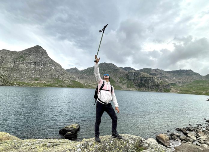 The best view comes after the hardest climb. This adage holds good for ‘Peak Prose Group’ a group of trekkers, who continue to explore high altitude Glacial Lakes in Jammu and Kashmir. (UNI)