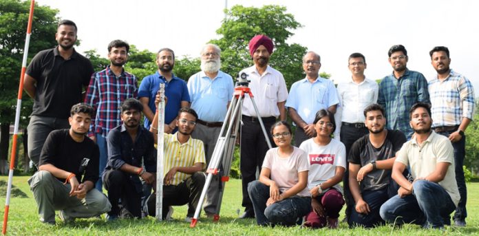SMVDU officials posing along with the students participated in a function organised on Monday.