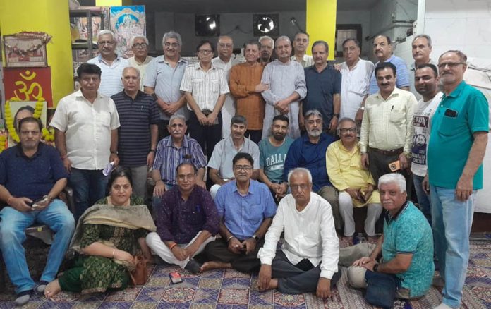 Prominent KP leaders during a one -day convention at Jammu. Prominent KP leaders during a one -day convention at Jammu.