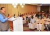 Union Minister Dr Jitendra Singh addressing an Intellectual Meet on Budget 2024 -25 at Chennai on Saturday.