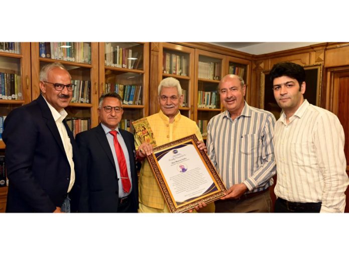 PHDCCI delegation meeting with LG Manoj Sinha.