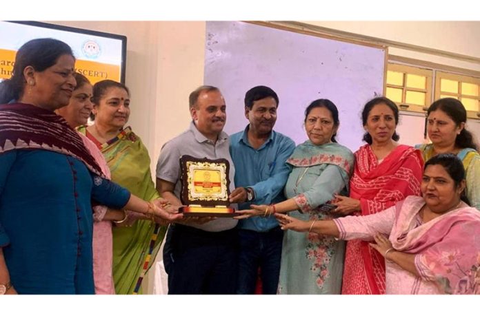 Dignitaries during a workshop on Examination Reforms. Dignitaries during a workshop on Examination Reforms.
