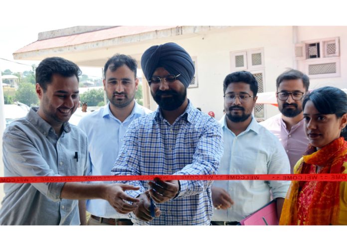 DC Doda Harvinder Singh inaugurating job fair on Tuesday. DC Doda Harvinder Singh inaugurating job fair on Tuesday.