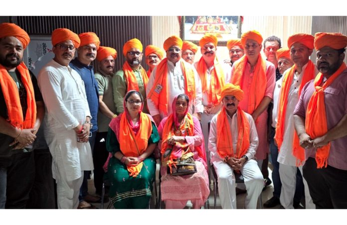 Dogra youth during a function at Bantalab on Tuesday.