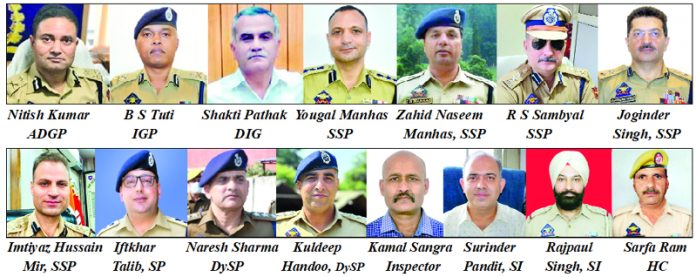 ADGP Kumar, DIGs Pathak, Singh among 133 awarded JKPMG, JKPMMS ADGP Kumar, DIGs Pathak, Singh among 133 awarded JKPMG, JKPMMS