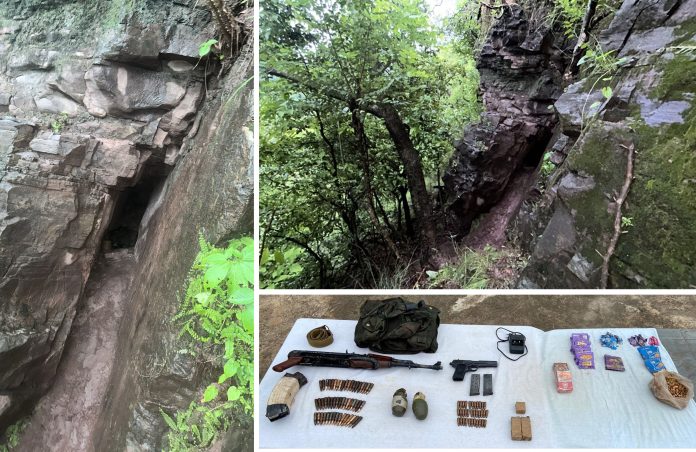 Terrorist Hideout Unearthed In J&K’s Rajouri; Arms Consignment, Explosives Seized Terrorist Hideout Unearthed In J&K’s Rajouri; Arms Consignment, Explosives Seized