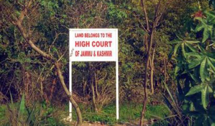 High Court complex at Raika in the outskirts of Jammu city