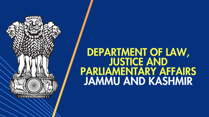 J&K Law Deptt Assigns CJ’s Court To Two Assisting Counsels J&K Law Deptt Assigns CJ’s Court To Two Assisting Counsels