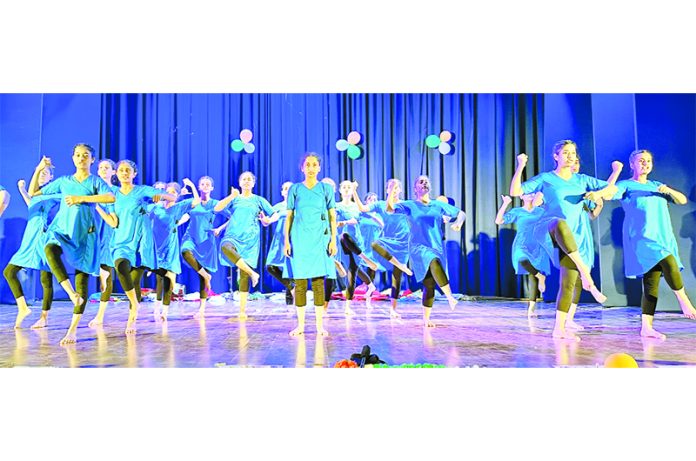 Artists performing during a play staged by Natrang in Jammu on Saturday. Artists performing during a play staged by Natrang in Jammu on Saturday.