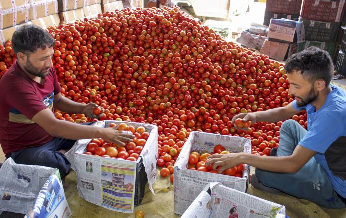 Vegetable market in Kullu