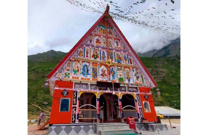 A view of Machail Mata temple. A view of Machail Mata temple.