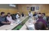 CEC, LAHDC, Leh Tashi Gyalson chairing a meeting in Leh on Wednesday.