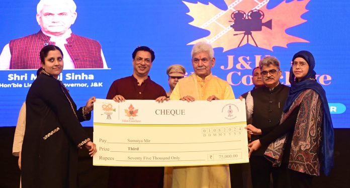 LG Manoj Sinha Inaugurates J&K Film Conclave, Unveils J&K Film Policy 2024 LG Manoj Sinha Inaugurates J&K Film Conclave, Unveils J&K Film Policy 2024