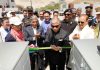 LG BD Mishra flagging off the Mobile Forensic Laboratory in Leh on Tuesday.