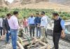 CEC, Kargil, Dr. Mohd Jaffer Akhoon reviewing the developmental projects in Shargole Constituency on Wednesday.