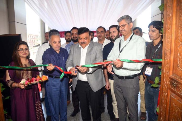 Principal Secretary SED, Alok Kumar inaugurating ULLAS Mela 2024 in Srinagar on Friday.