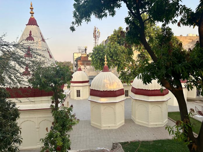 Renovated Rani Samadhis complex in Jammu.