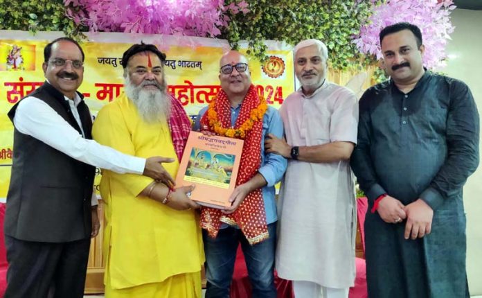 Sham Lal Sharma, former Minister attending a programme in Jammu on Monday. Sham Lal Sharma, former Minister attending a programme in Jammu on Monday.