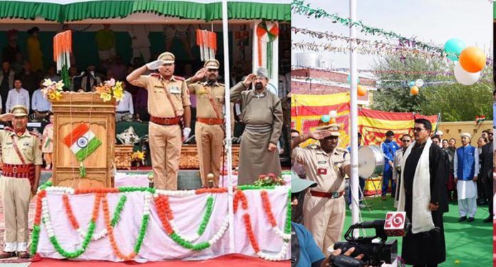 CECs of Kargil and Leh during Independence Day celebrations.