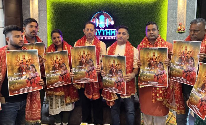 Former Dy CM, Baldev Singh Billawaria releasing devotional song album at Jammu on Thursday. Former Dy CM, Baldev Singh Billawaria releasing devotional song album at Jammu on Thursday.