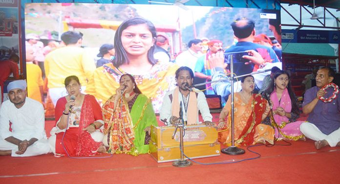 BLSKS artists performing during a programme in Jammu on Friday. BLSKS artists performing during a programme in Jammu on Friday.