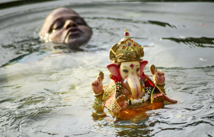 Lord Ganesha idol immersion