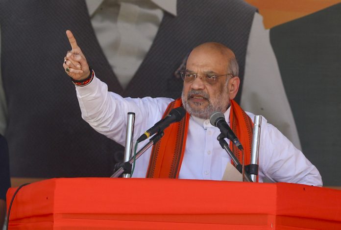 Terrorism Will Be Buried, Says Shah in J&K; Promises Jobs For Youths Holding Laptops And Tricolour, Jail For Those With Guns Terrorism Will Be Buried, Says Shah in J&K; Promises Jobs For Youths Holding Laptops And Tricolour, Jail For Those With Guns