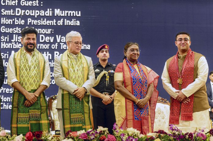 Prez at NALSAR University of Law convocation