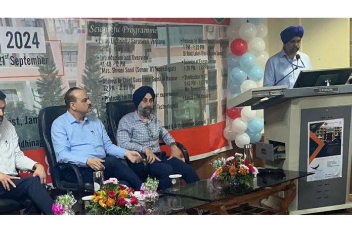 Director Health Services Jammu, Dr Rakesh Magotra and others during a CME program at Government Hospital, Gandhinagar, Jammu. Director Health Services Jammu, Dr Rakesh Magotra and others during a CME program at Government Hospital, Gandhinagar, Jammu.